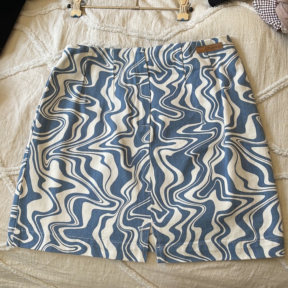Ghanda linen blend skirt - Picture 2 of 3